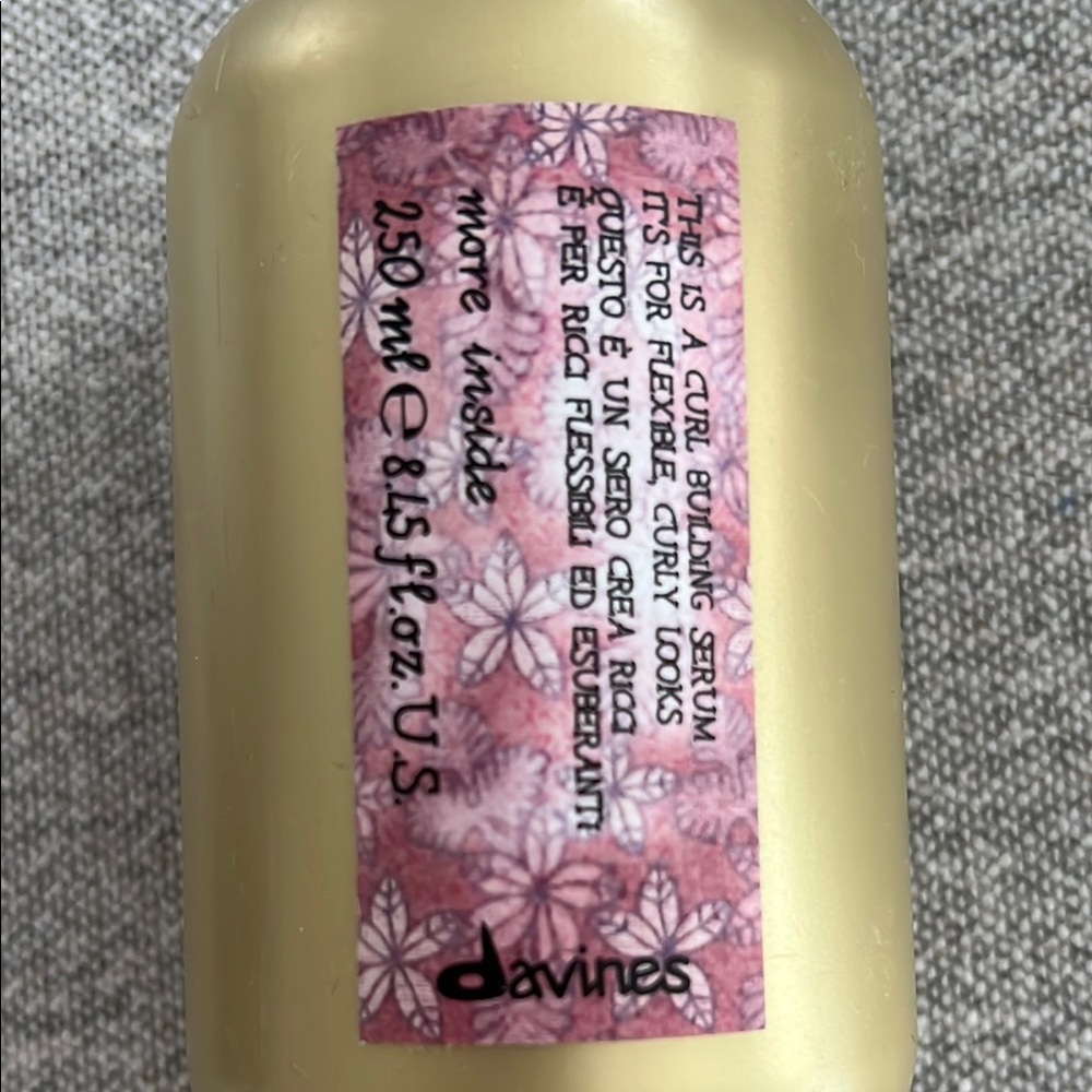 Davines Flexible Curl Serum in Cream Bottle